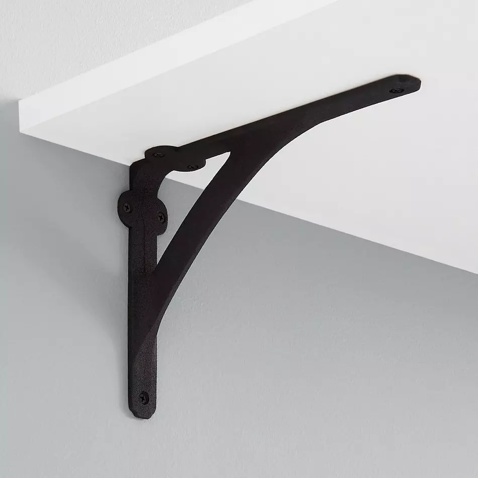 Naiture Classic Iron Shelf Bracket in 3 Lengths and 3 Finishes