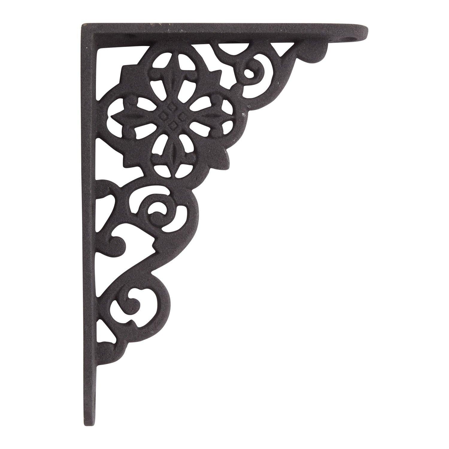 Naiture Pennsylvania Dutch Cast Iron Shelf Bracket in 3 Finishes