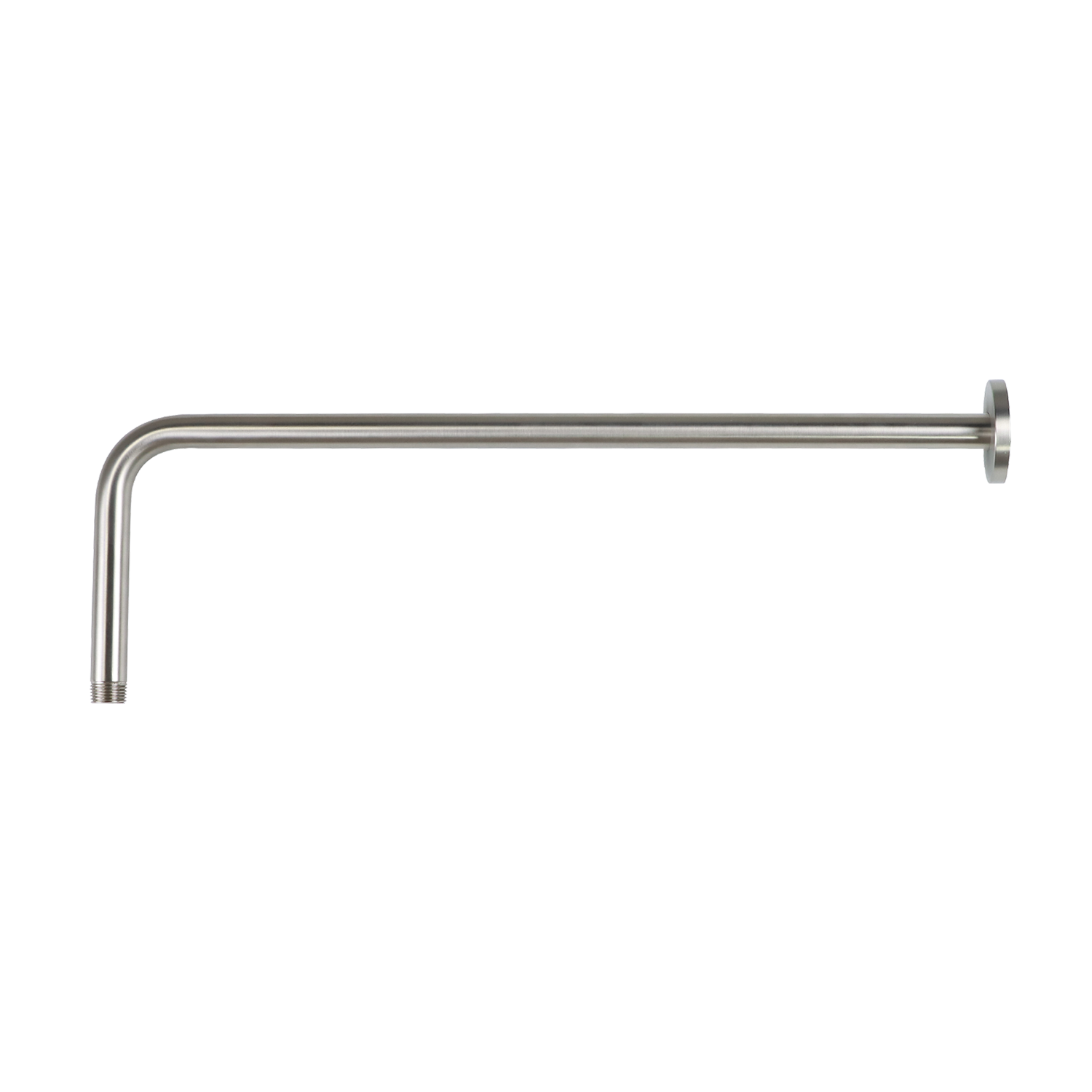 Naiture Brass L Shaped Shower Arm with Flange, Extended 90 Degree Arm Perfect for Rainfall Shower Head